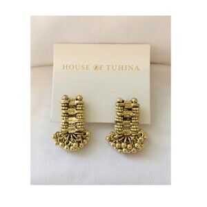 HOUSE of TUHINA JANAK Handcrafted Artisan Gold Earrings